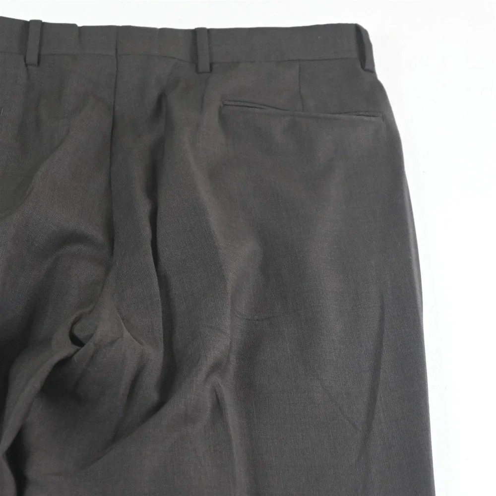 Jos A Bank‎ 43R 44R 36x30 Brown 100% Wool Nailshead Mens Jacket Pants Suit